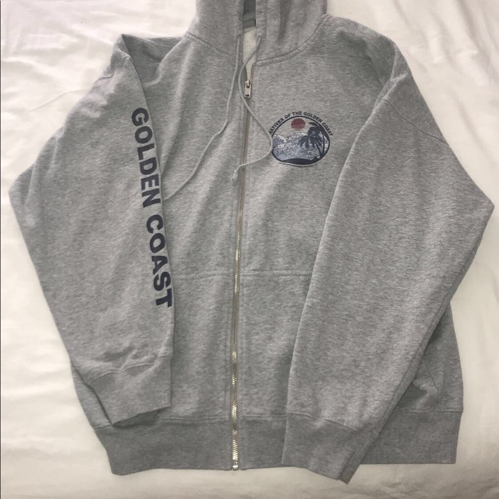 Oversized brandy Melville zip up